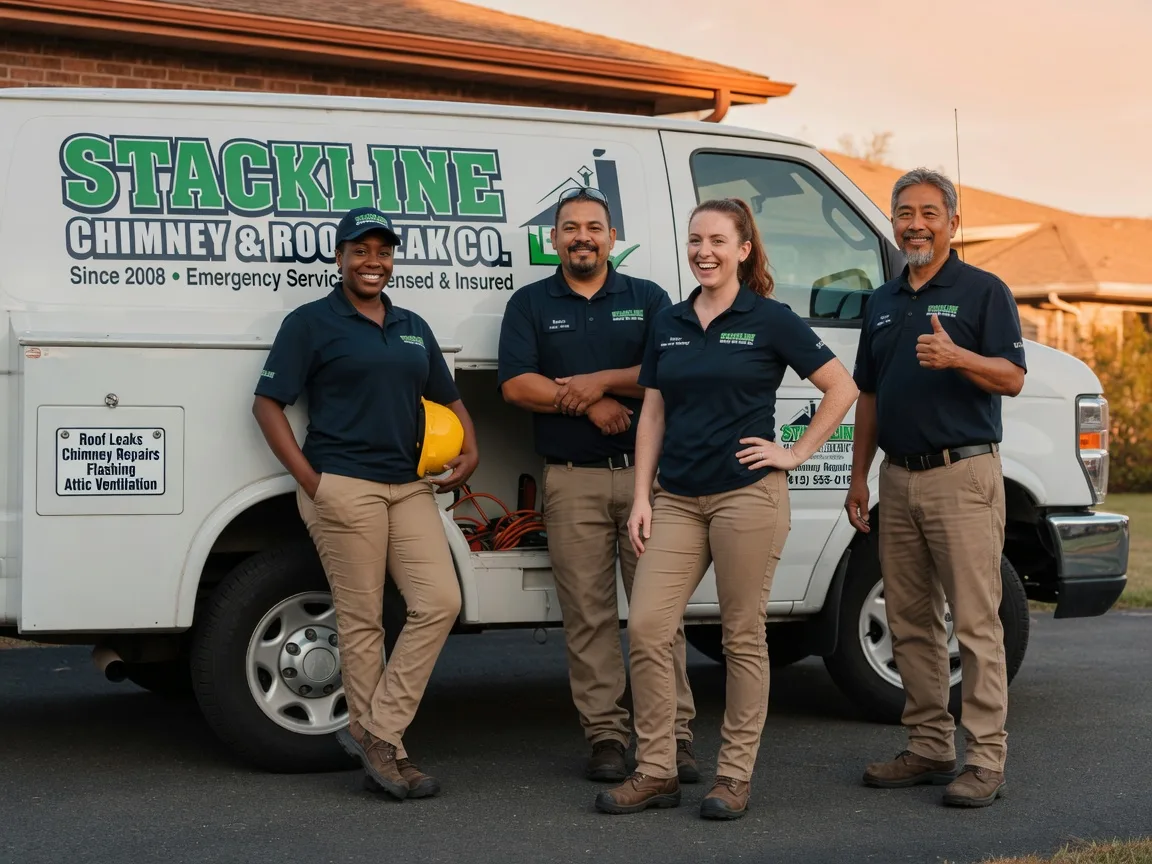 Chimney flashing repair company in Milano, TX